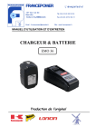 Chargeur & Batterie du Multi Outils EMO 36
