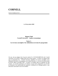 ILO Rapport Final, Partie 1