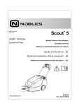 Nobles Scout 5 Operator & Parts Manual