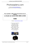 Le Guide du Canon EOS 450D et EOS 1000D