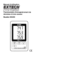 Manuel d`utilisation Thermomètre d`enregistrement de données à