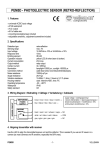 PEM5D - PHOTOELECTRIC SENSOR (RETRO