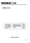 Manuel d`utilisation PCA 410