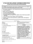 LPGAS AND HIGH ALTITUDECONVERSION INSTRUCTIONS