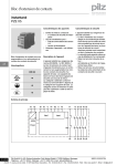 PILZ - Documentation: Blocs logiques de sécurité - PZE X5