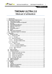 TWONAV ULTRA 2.8 Manuel d`utilisation