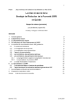 La mise en œuvre de la Stratégie de Réduction de la Pauvreté (SRP