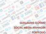 GUILLAUME GOYARD SOCIAL MEDIA MANAGER PORTFOLIO