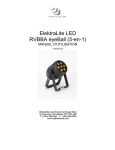 ElektraLite LED RVBBA eyeBall (5-en-1)
