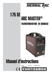 ARC MASTER® 175 SE Manuel d`instructions