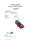 CORTACÉSPED MANUAL DE USUARIO