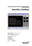 Mises à jour du logiciel OmniWin CADNest