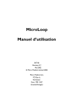 MicroLoop Manuel d`utilisation