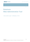 Datatrans Web Administration Tool