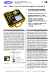 PCA2 – Caisse d`essai et d`analyse des organes de protections