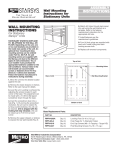 wall mounting instructions instructions assembly