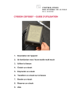 CYBOOK ODYSSEY – GUIDE D`UTILISATION