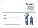 Operating Instructions Manuel d`utilisation Rechargeable Shaver