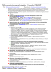 Références de traduction par domaines