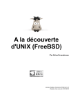 A la découverte d`UNIX (FreeBSD)