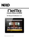 NEXO Nemo - Manuel d`utilisation