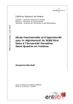 Etude fonctionnelle et d`opportunité pour le déploiement du