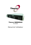 Thecus N8800SAS Manuel de l`utilisateur