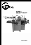 Machine combinée COM310 Leman