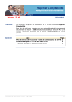 Modèle de récapitulatif des nouveautés