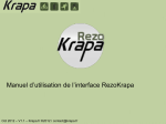 Manuel d`utilisation de l`interface RezoKrapa