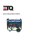 Owner`s Manual Model TG32P12