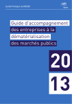 Guide d`accompagnement des entreprises à la dématérialisation