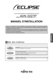 Manuel d`installation AVN2227P
