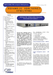 HX9400-S SDH/SONET ADM STM1/4 OC3/12 (Eng)