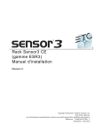 Guide d`Installation Rack Sensor3