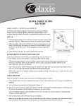 QUICK START GUIDE BATTERY