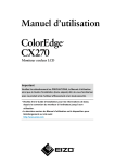 ColorEdge CX270 Manuel d`utilisation