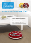 Aspirateur robot eClean EC-01 Profitez de votre