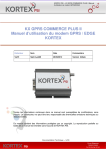 KX GPRS COMMERCE PLUS II Manuel d`utilisation du modem