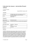 Instrument de mesure : sismomètre Rocard vertical