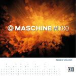 Maschine Mikro Mk2 Manual French