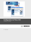 Configuration de Plena VAS