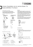 Guide d`installation de la caméra Bullet TVI haute définition TruVision