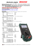 MANUEL D`UTILISATION DU MULTIMETRE DIGITAL MS-8268