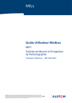 Guide Utilisateur Modbus