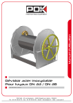 Dévidoir acier inoxydable Pour tuyaux DN 33 / DN 38