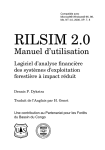 RILSIM 2.0 Manuel d`utilisation (Français)