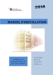 Manuel d`installation - UFR Math-Info