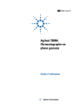 Agilent 7890A Chromatographe en phase gazeuse Guide d`utilisation