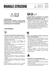 MANUALE ISTRUZIONE